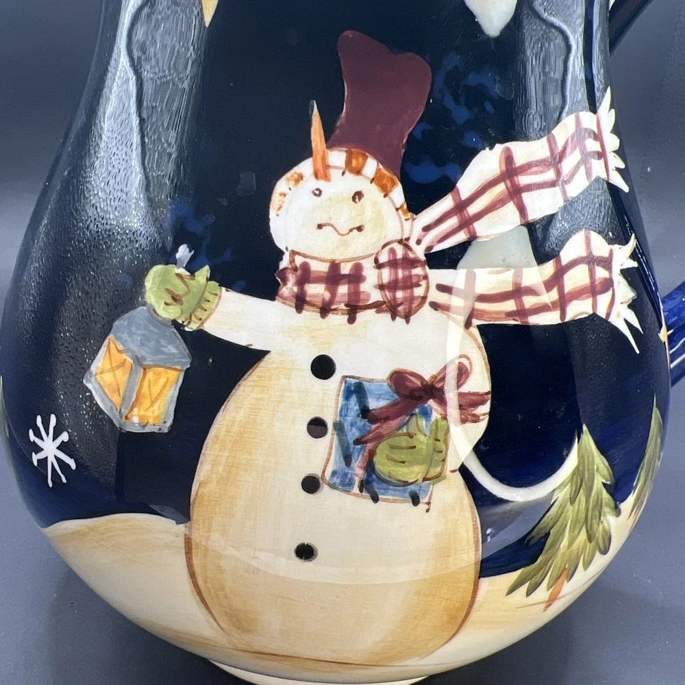 2003 Wongs Winter Wonderland Snowman Pitcher